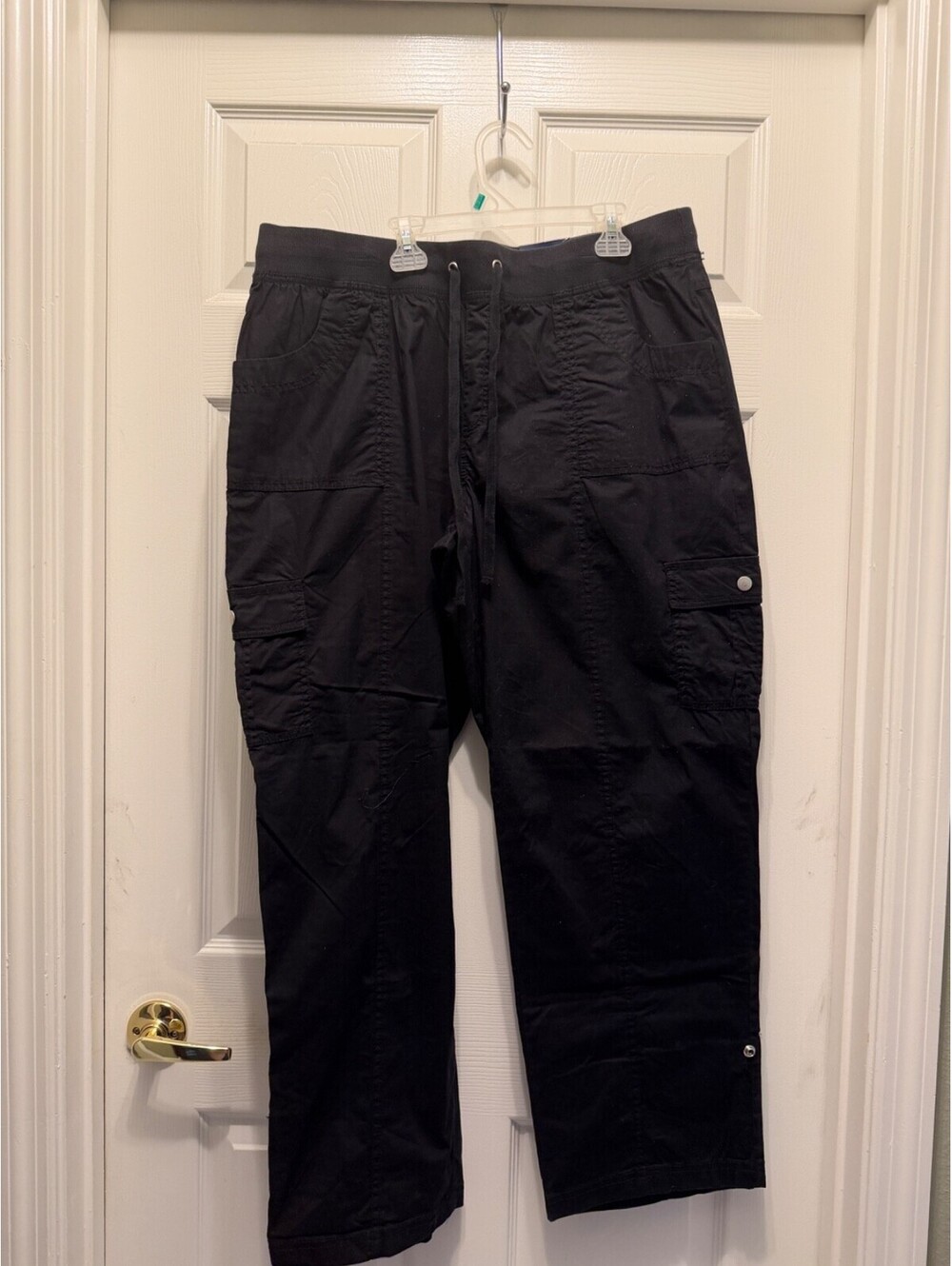 NWT Basic Editions Relaxed Fit Full Rib Waistband Convertible Pants XL
